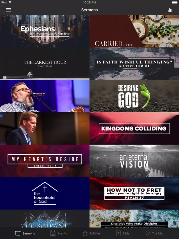 Metropolitan Bible Church iPad  Screenshots
