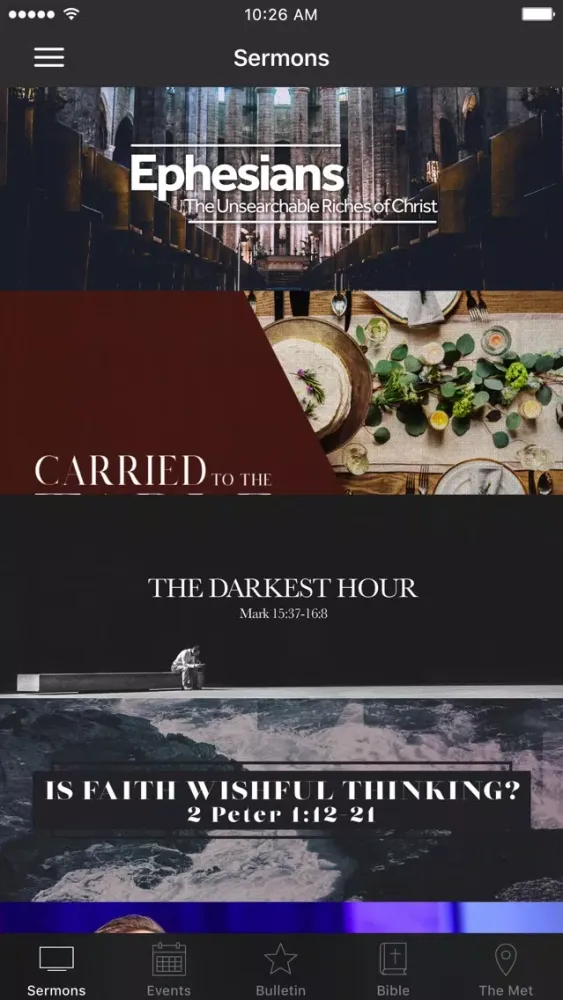 Metropolitan Bible Church Screenshots