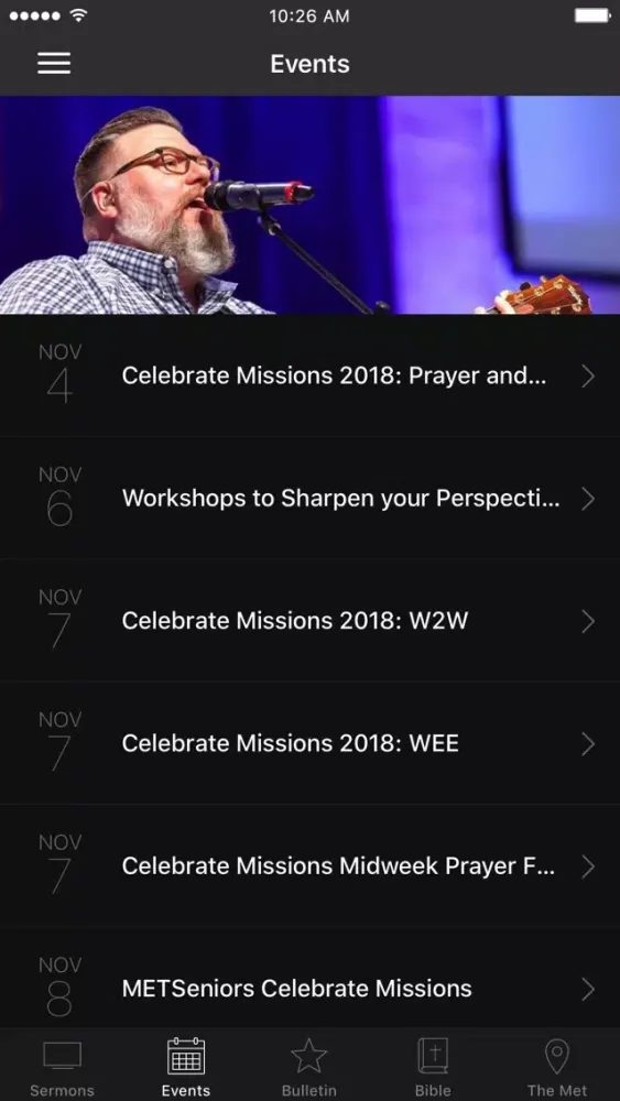 Metropolitan Bible Church Screenshots