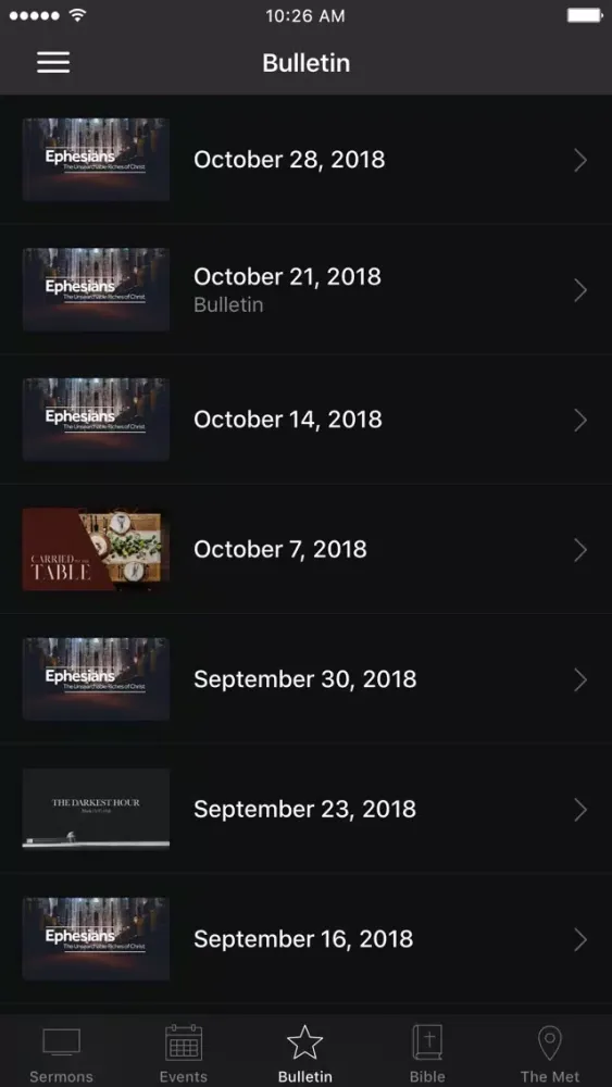 Metropolitan Bible Church Screenshots