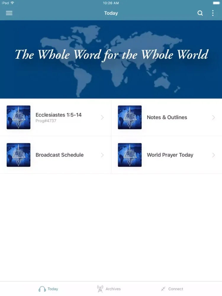 Thru the Bible Radio Network iPad 应用截图