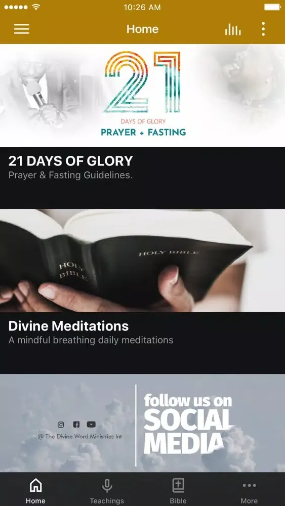 Скриншоты The Divine Word Ministries Int