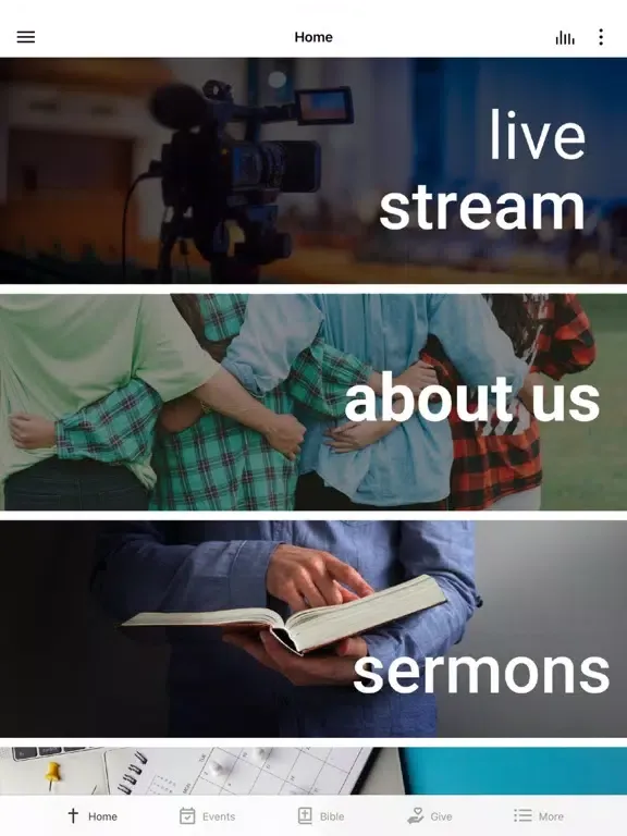 Seattle Bridge Church iPad  Screenshots