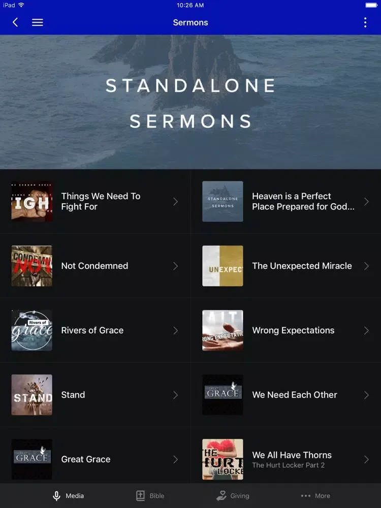 Capturas de tela do Horry Church Online iPad 