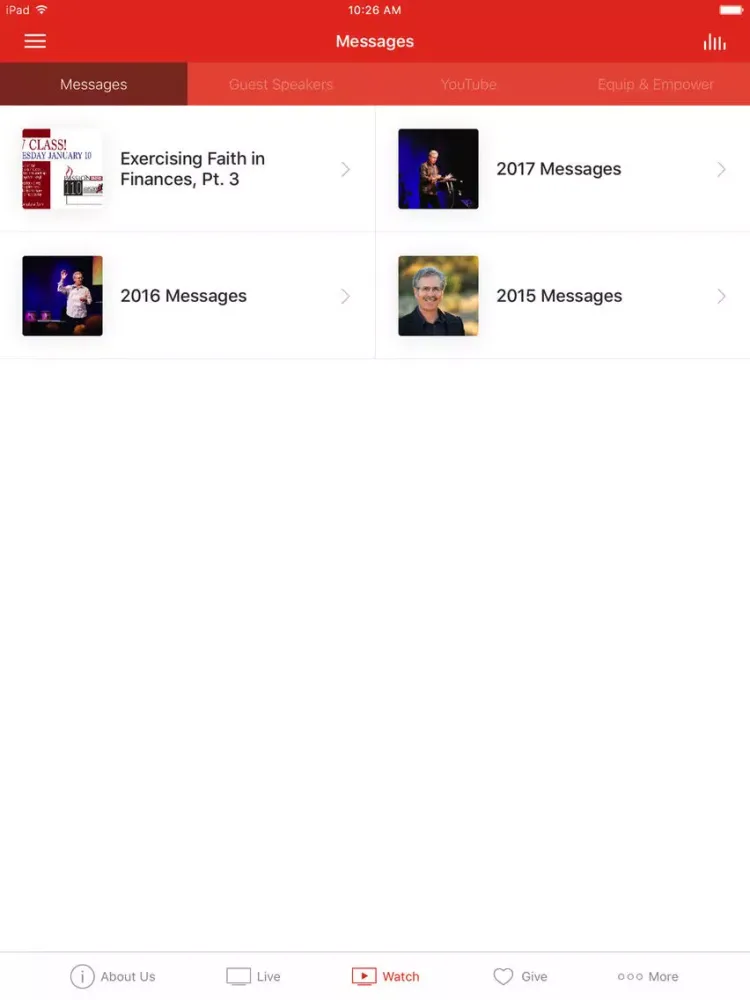 Passion Church Tucson iPad  Screenshots