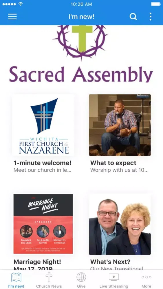 Wichita First Nazarene Ekran Görüntüleri