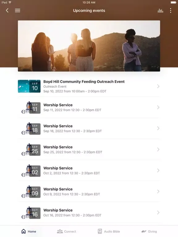 Church On Fire Ministries iPad 应用截图