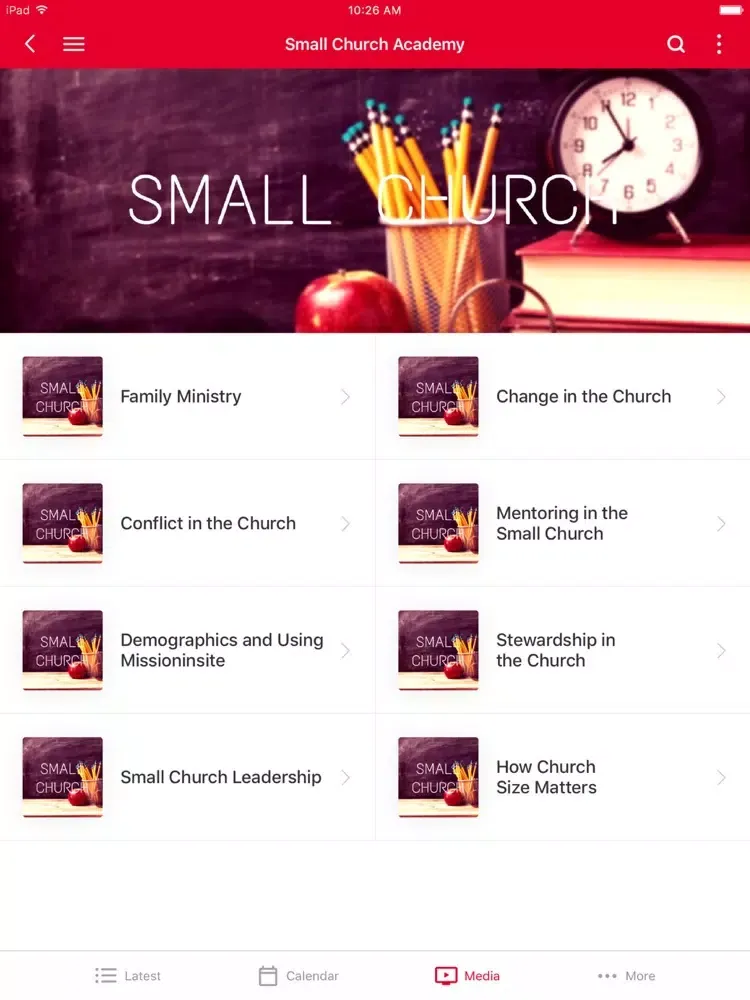 California-Pacific Conference iPad  스크린샷