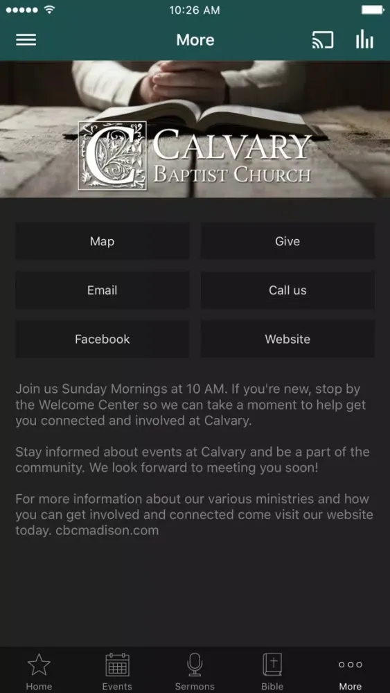Calvary Baptist Church Madison应用截图