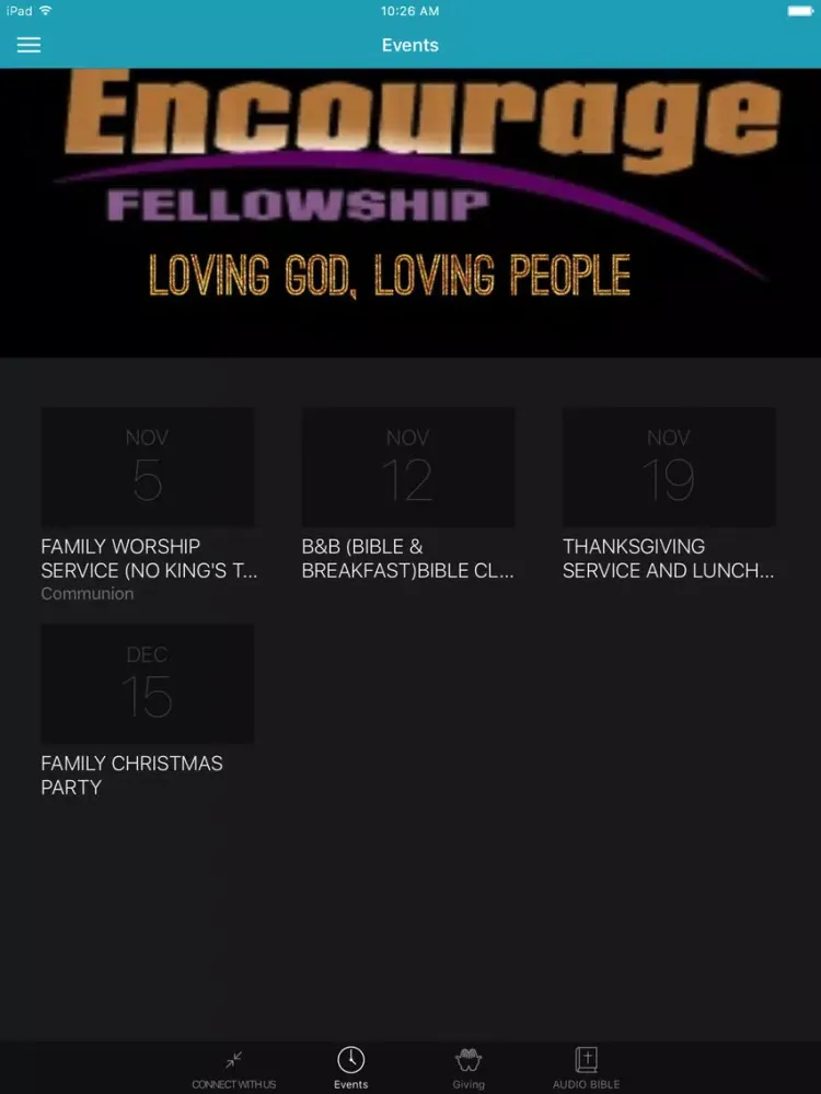 Capturas de pantalla de ENCOURAGE FELLOWSHIP KEAAU iPad 