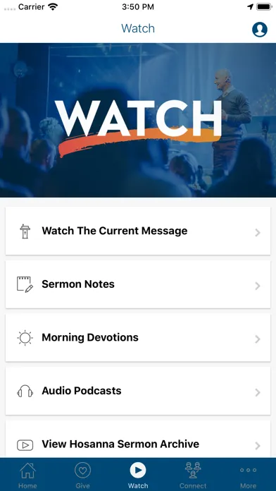 Capturas de tela do Hosanna Church MN