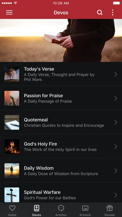 Heartlight - Daily Devotionals Screenshots