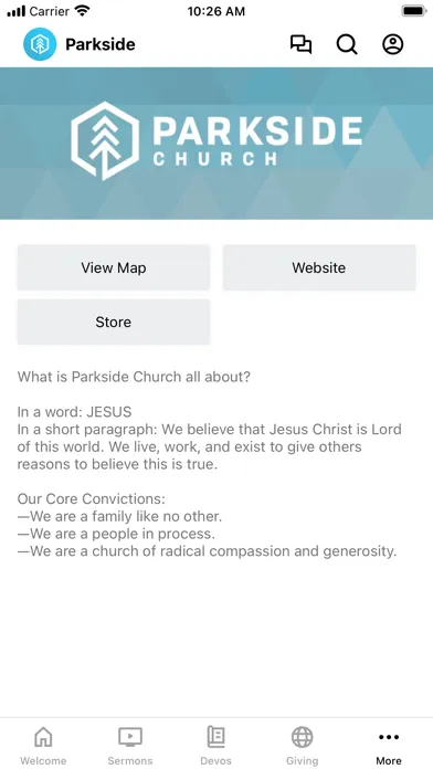 Parkside Church スクリーンショット
