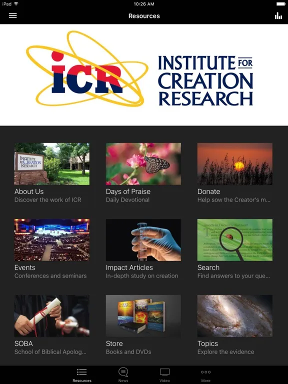 تصاویر Creation Science Update iPad 