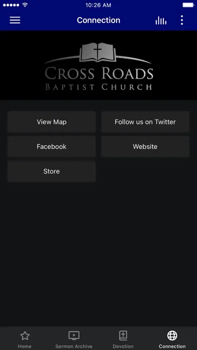 Cross Roads Baptist Church App स्क्रीनशॉट
