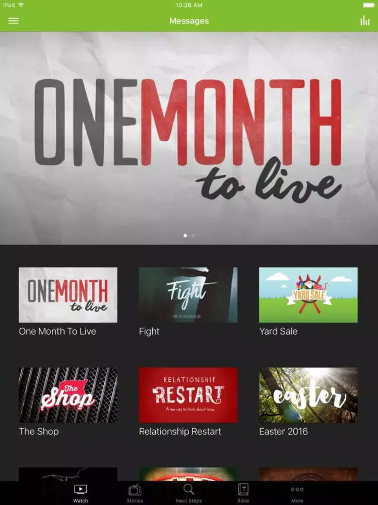 GracePoint Mobile iPad  Screenshots