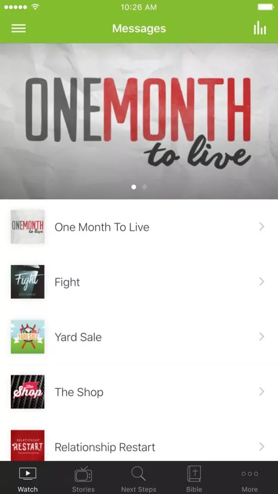 GracePoint Mobile Screenshots