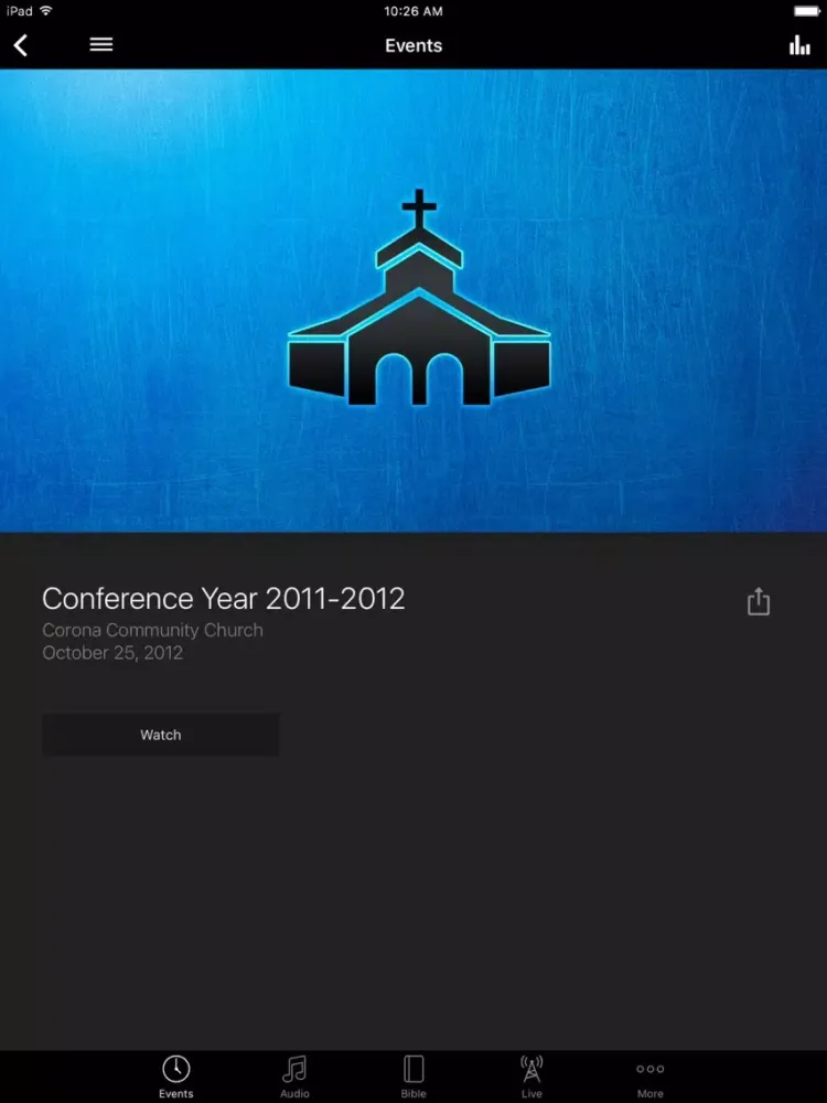 Corona Community AME Church iPad  Screenshots