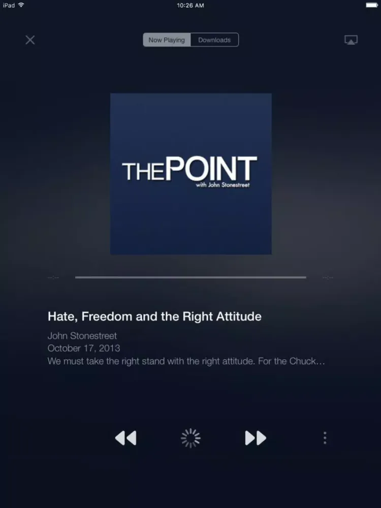 Tangkapan layar BreakPoint / Colson Center iPad 