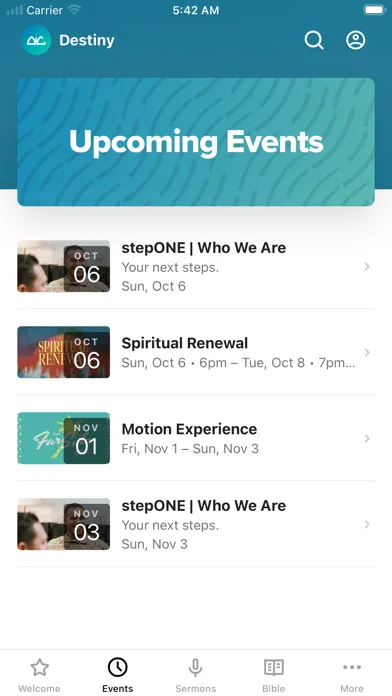 Capturas de pantalla de Destiny Worship Center