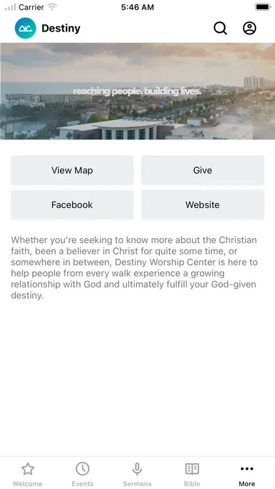 Capturas de pantalla de Destiny Worship Center