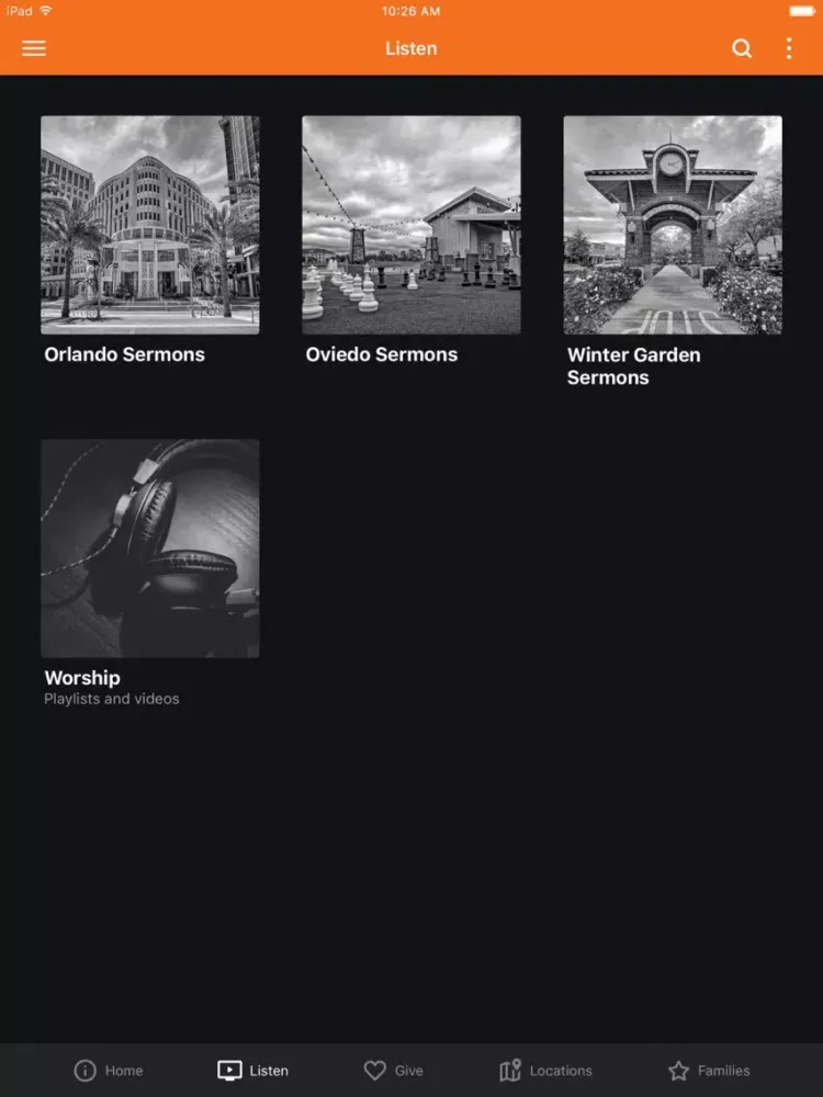 Grace Church Orlando iPad  Screenshots
