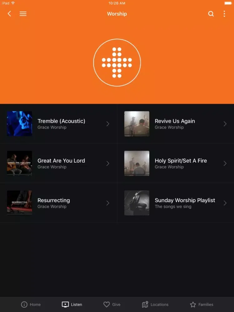 Grace Church Orlando iPad  Screenshots