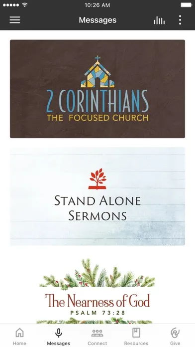 Captures d'écran de Providence Church App