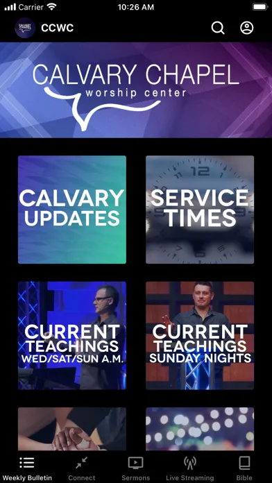 Tangkapan layar Calvary Chapel Hillsboro