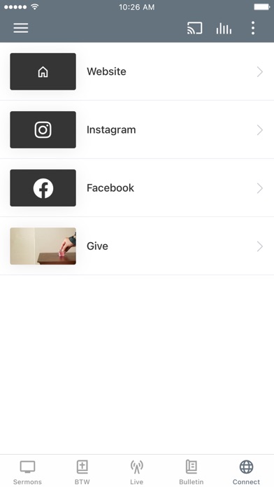 Ada Bible Church App سکرین شاٹس