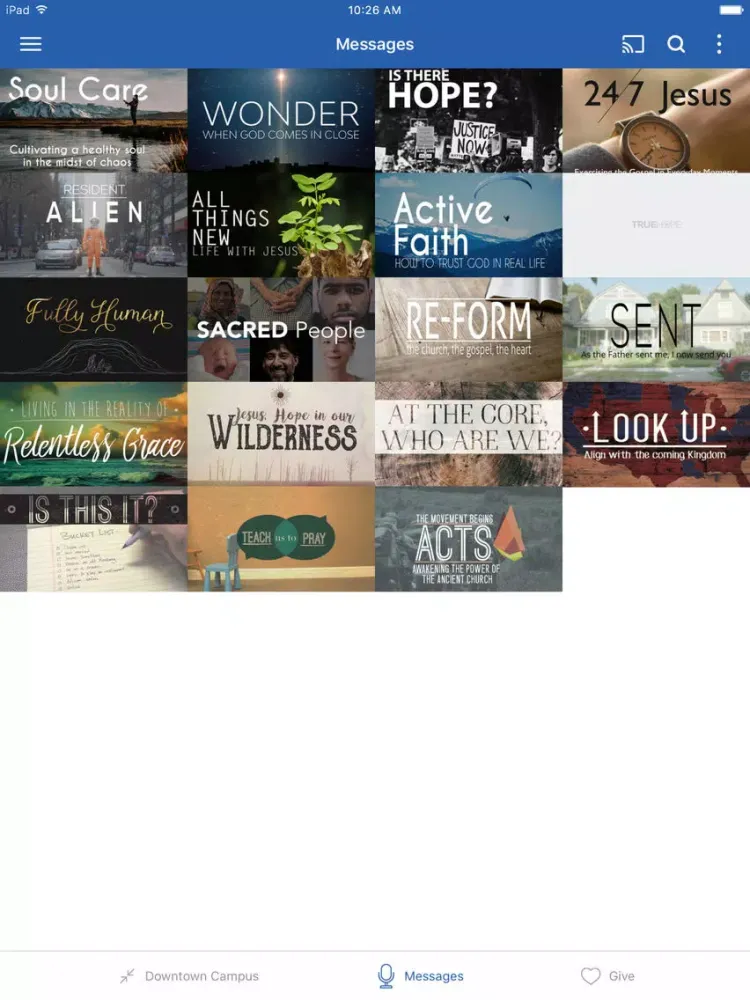 Ảnh chụp màn hình của True Hope Church Boise iPad 