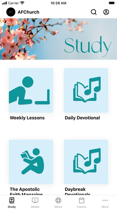ภาพหน้าจอของ Apostolic Faith