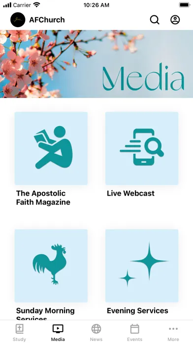 ภาพหน้าจอของ Apostolic Faith