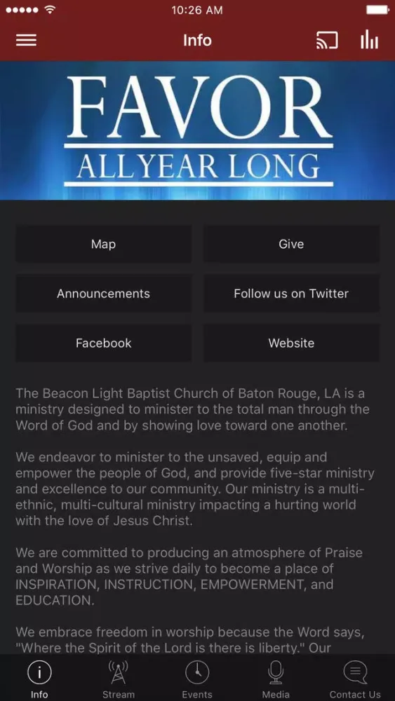 Capturas de tela do Beacon Light of Baton Rouge