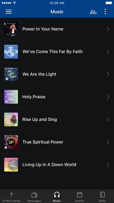 Captures d'écran de Speak the Word Church Int'l