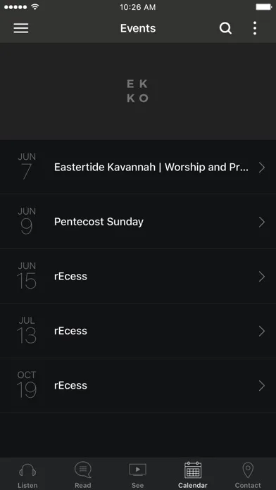 Screenshot di Ekko Church