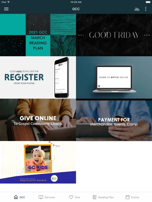 Gospel Community Chattanooga iPad 应用截图