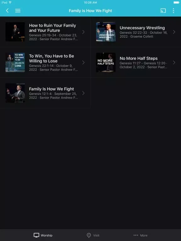 Asbury Church Tulsa iPad  Screenshots