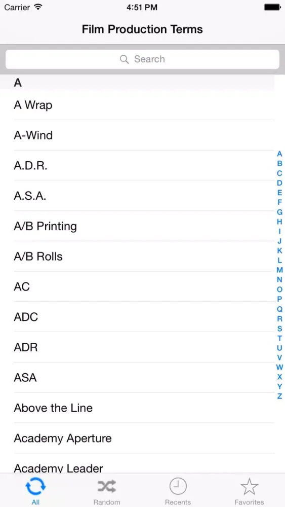 Film Production Terms - A Comprehensive Glossary Screenshots