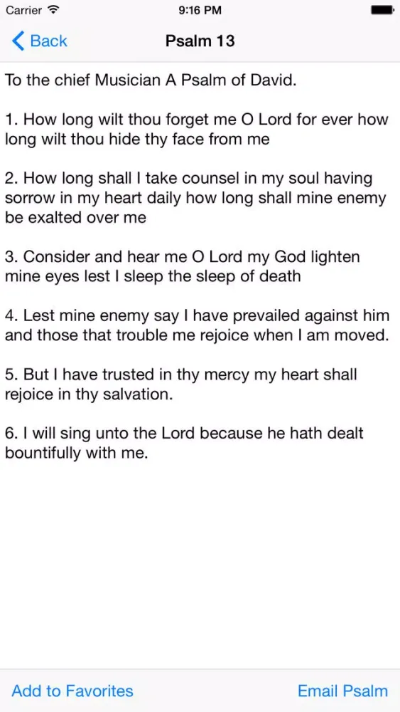 The Book of Psalms Screenshots
