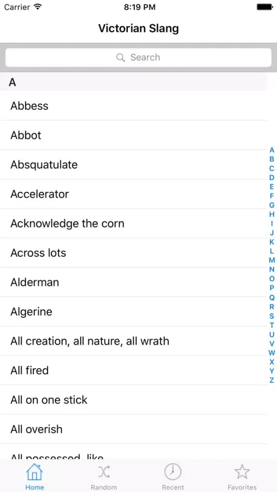 Captures d'écran de Victorian Slang