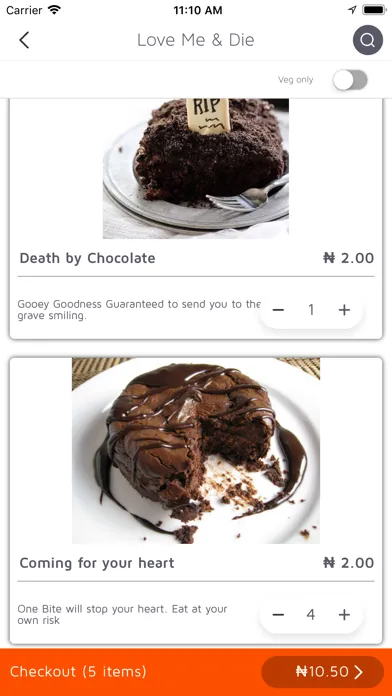 Screenshot di EatBox