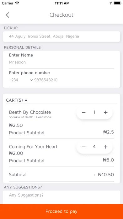 Screenshot di EatBox