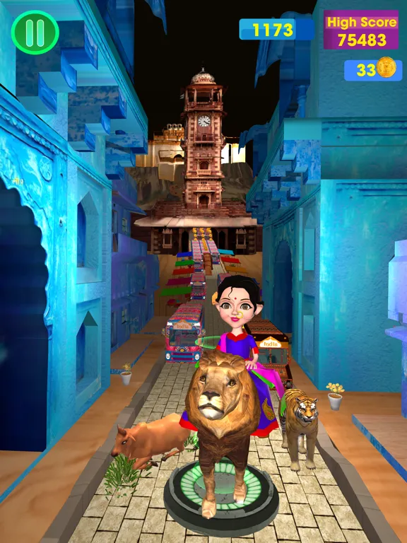 Capturas de pantalla de Subway Indian Runner iPad 