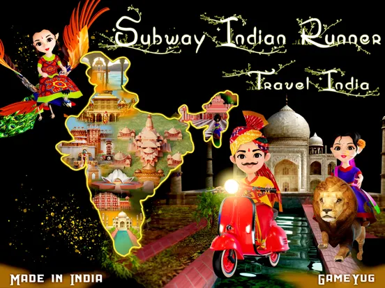 Capturas de pantalla de Subway Indian Runner iPad 