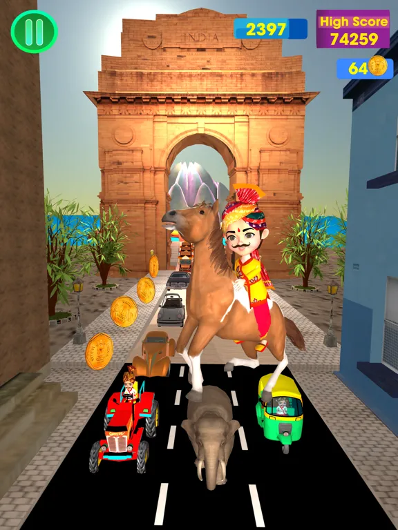 Capturas de pantalla de Subway Indian Runner iPad 