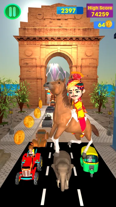 Capturas de pantalla de Subway Indian Runner