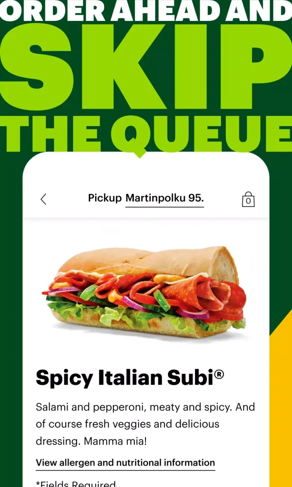 Скриншоты Subway®