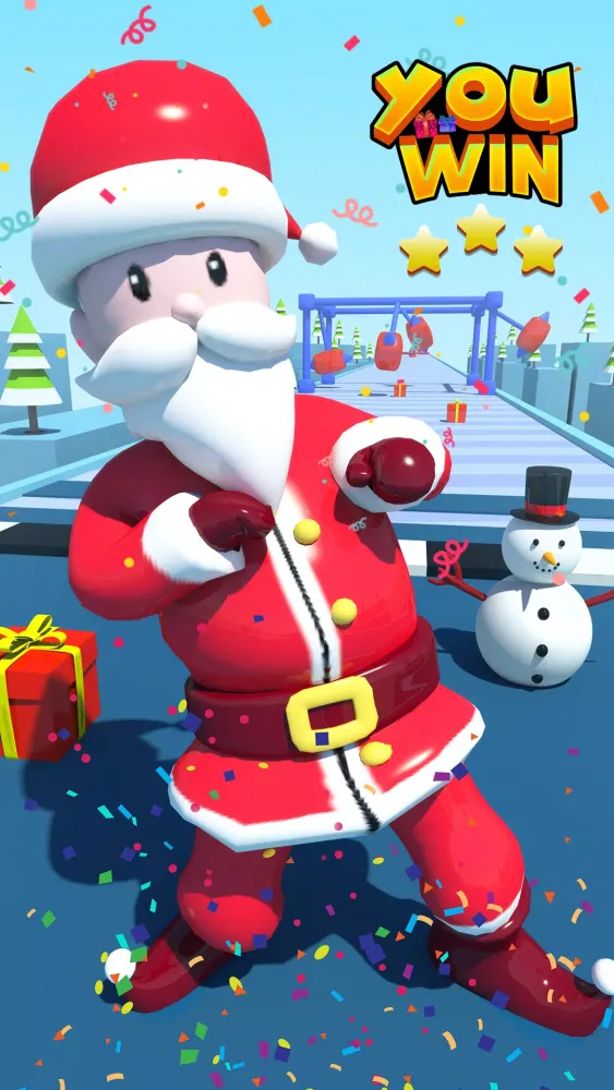 Tangkapan skrin Santa Run Subway Running Games