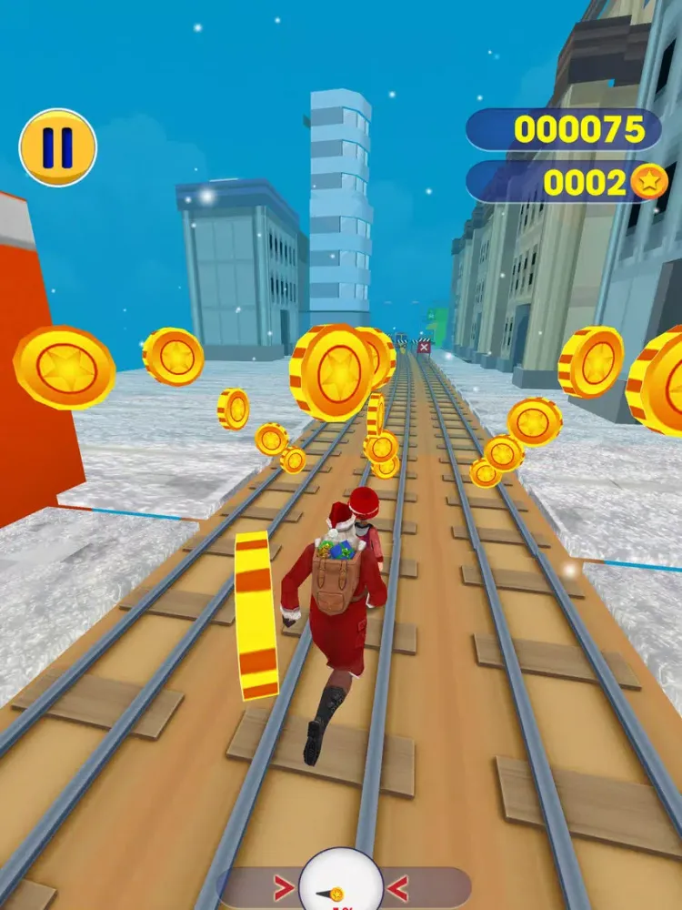 Subway Santa Runer iPad 应用截图